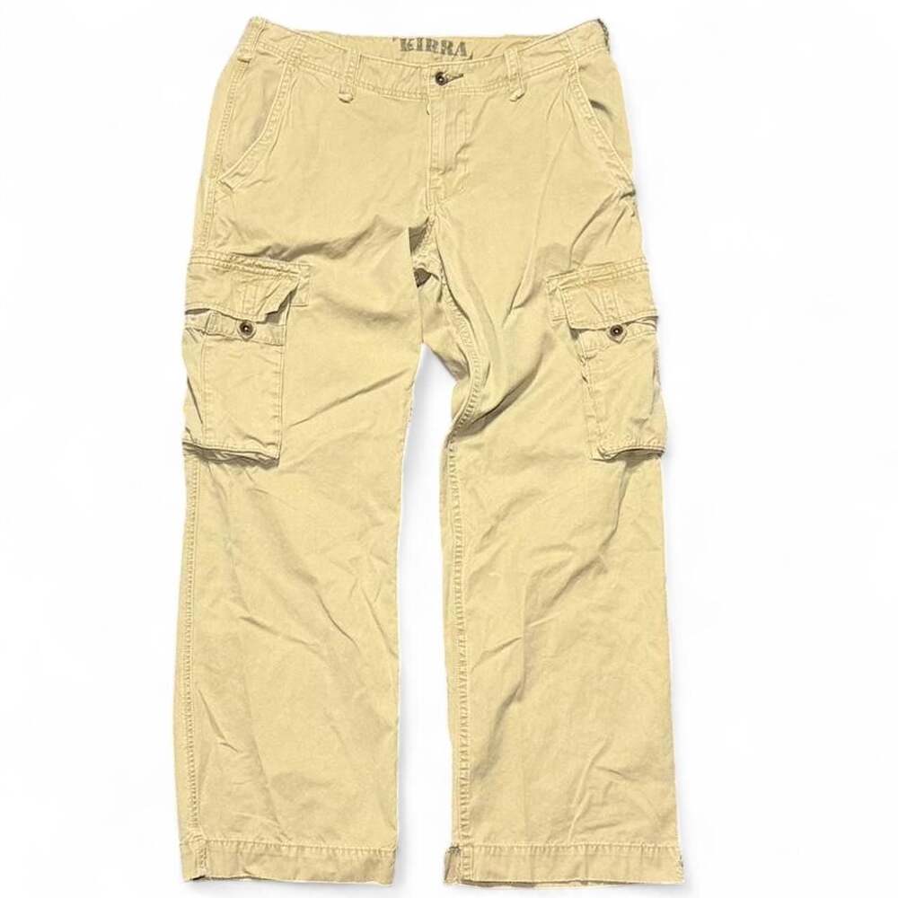 Vintage Kirra Y2K Baggy Cargo Pants Tan